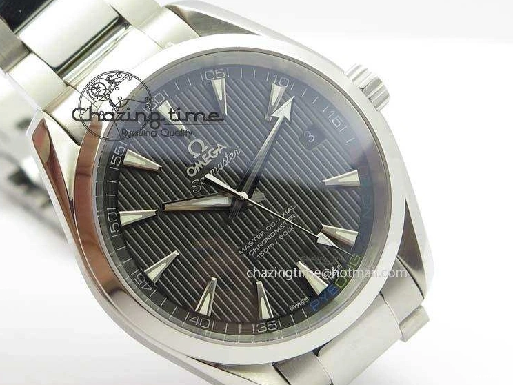 0517 Versatile Aqua Terra ‘PyeongChang 2018’ JHF Best Edition Black Dial On SS Bracelet A 8204